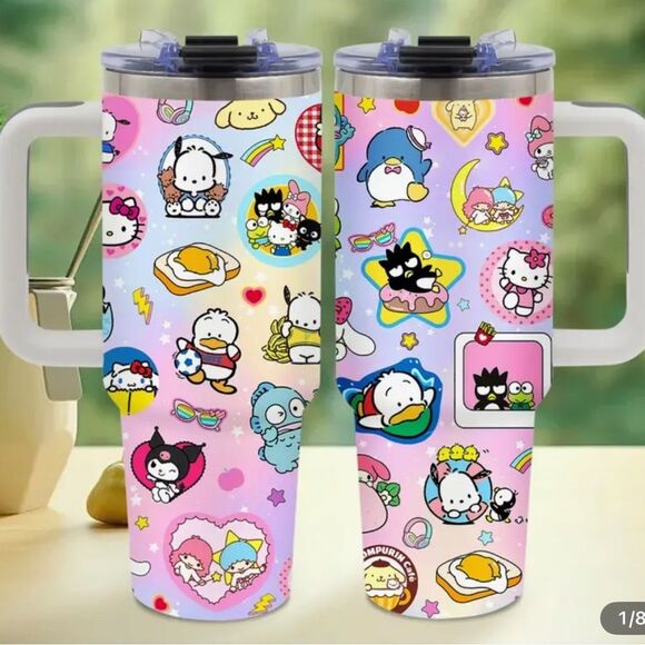 Sanrio Characters 40 Oz Tumbler Hot/Cold - Picture 1 of 12